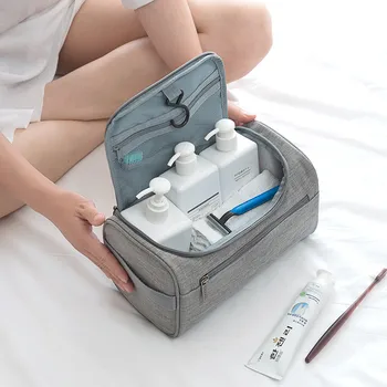 

Fashion Makeup bag Women Bags Men Large capacity Waterproof Nylon Travel Cosmetic Bag Necessaries Makeup Wash Toiletry Bag