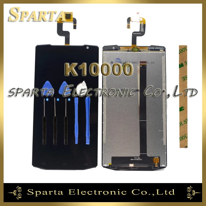 

5.5" inch 1280*720 Tested LCD For Oukitel K10000 LCD Display Screen Assembly Complete+3M Sticker+Tools