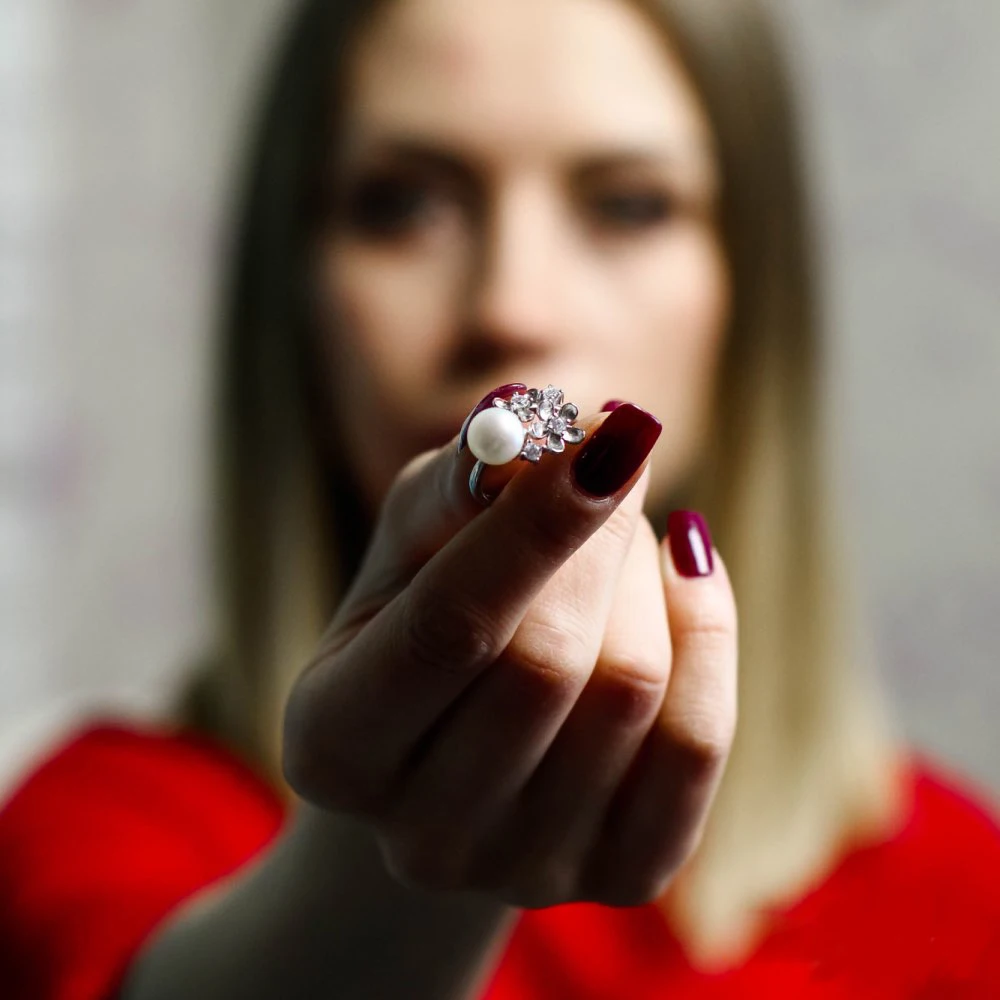Настоящее натуральное свадебное жемчужное ювелирное изделие для женщин, пресноводный жемчуг 925 Серебряное ожерелье серьги наборы с кольцом подарок на день рождения