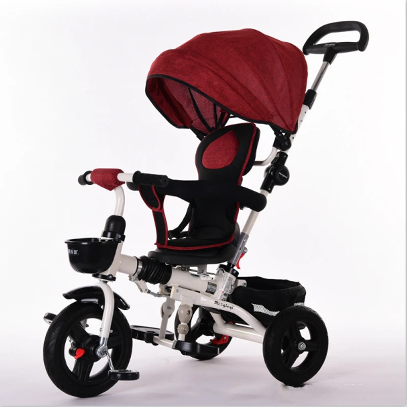 

Foldable multi-function children's three-wheeled bicycle 1 to 5 years old can turn to the stroller pedal kids bike