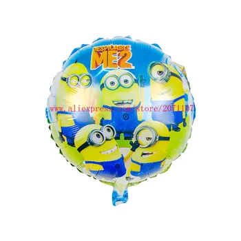

Lucky 50pcs/lot 18 inch Minion Balloon Birthday Decoration Globos Minions Party Supplies Toys Despicable Me 2 Ballon Festa Balao