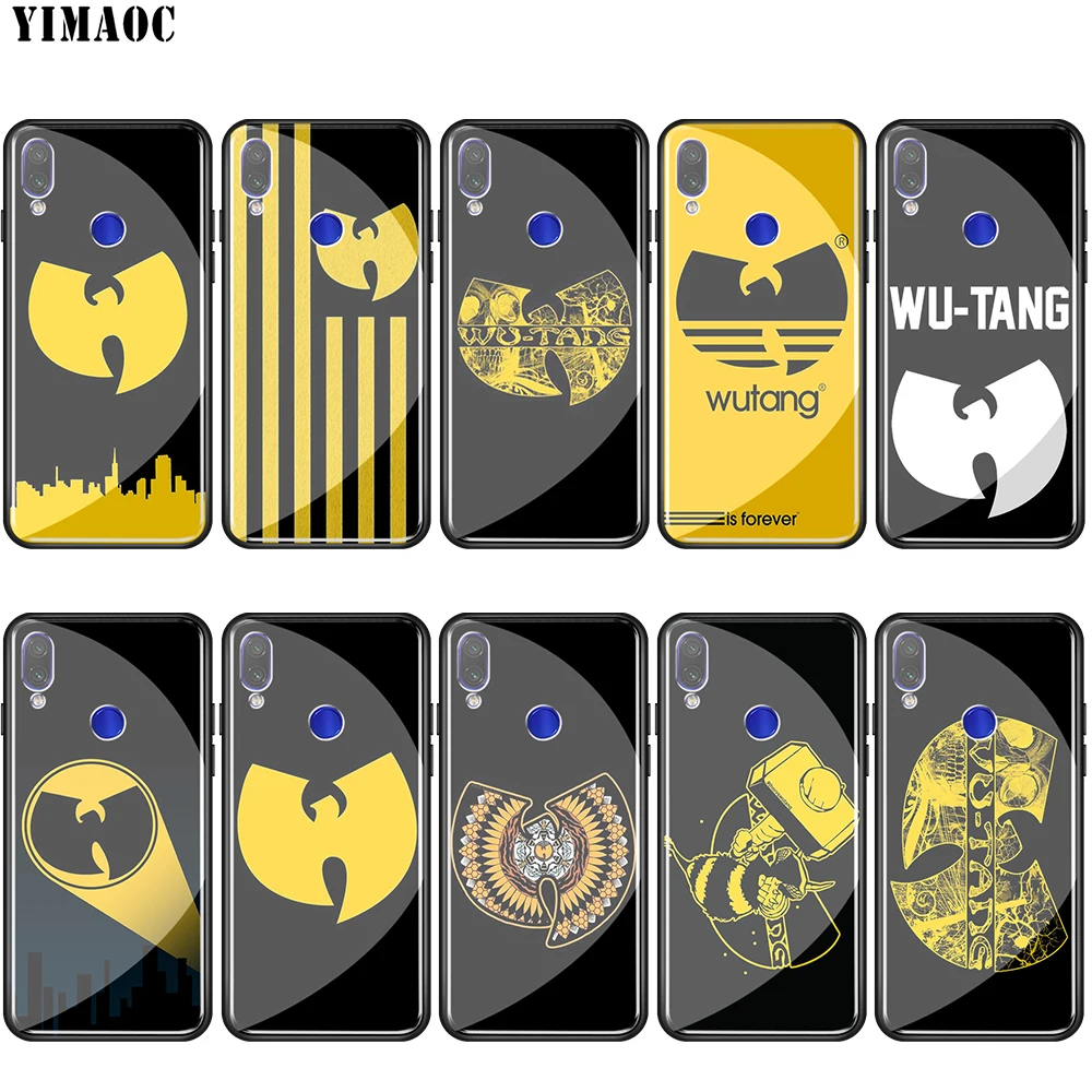Lavaza Wu Tang Clan Tempered glass TPU Case for Redmi Note 4X 5 6 6A 7 Pocophone F1 | Мобильные телефоны и аксессуары
