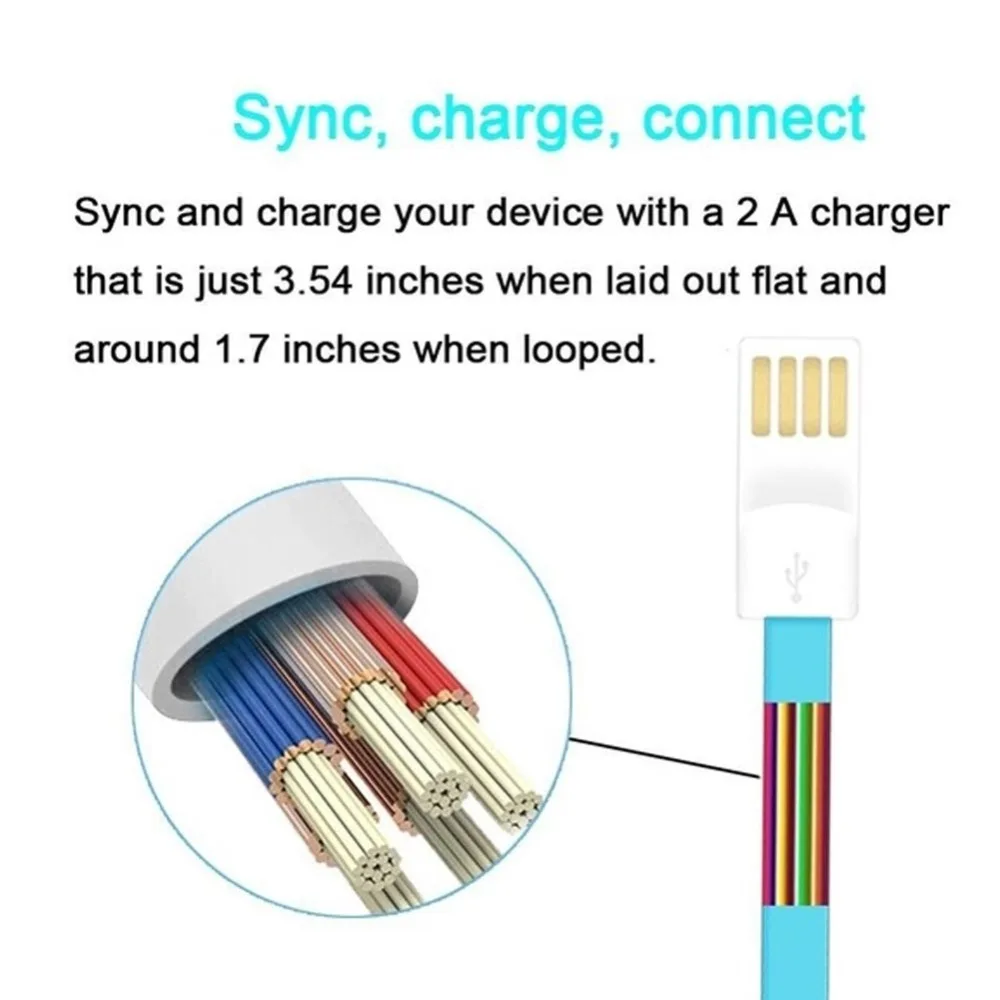 Buyincoins Micro USb кабель 3 в 1 Micro type C портативный короткий провод для быстрой зарядки Магнитный менее#292334