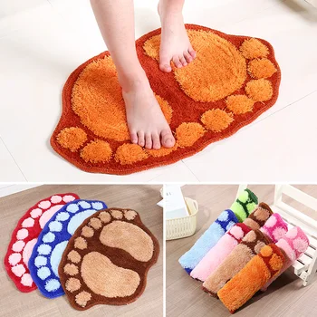 

Dropshipping Bathroom Foot Doormats Absorbent Pad Toilet Door Cartoon Anti-fall Carpet Bathroom Door Shower Non-slip Mat