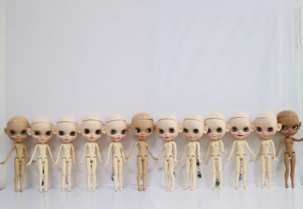 사용자 정의 인형 DIY 누드 blyth 인형 공동 바디 소녀를위한 머리카락 없음 20180327   귀여운 인형(옷은 포함되지 않음)