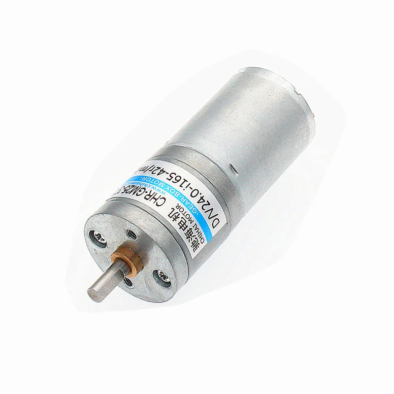 

Diameter 25mm/JGB25-370 DC Geared Motor / Center Outlet / All Metal Gear