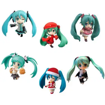 

Christmas Box Of Eggs 6pcs/set Q Version Miku Japanese Anime Figures Action Toy Pvc Model Collection Girls Kids Lover Gift