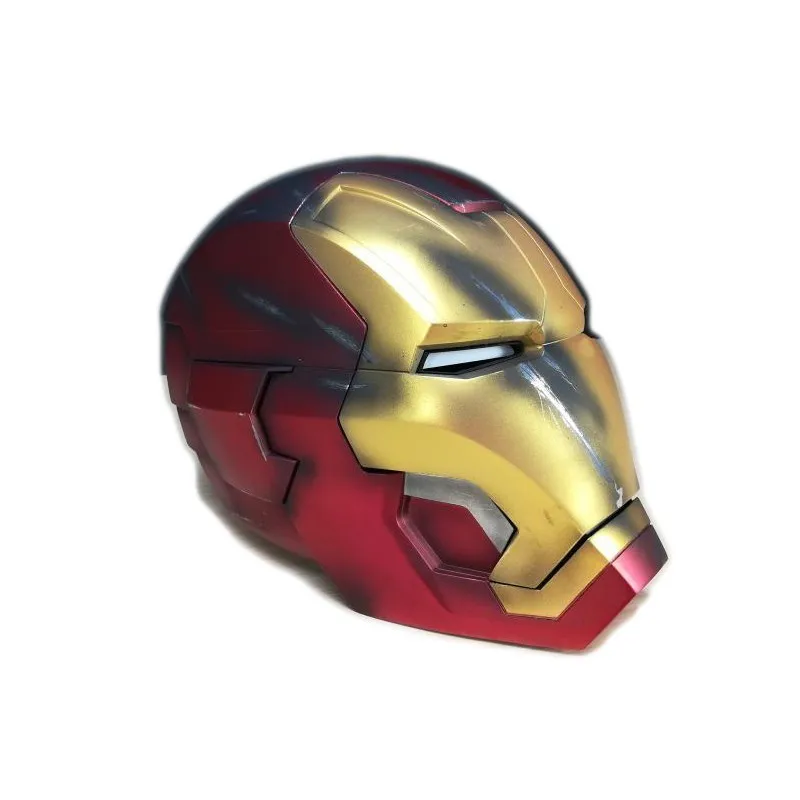 Marvel Legends Mk7 1/1 шлем Железного человека носимые Фигурки Мстителей подвижная модель фильм периферия Figma Electric