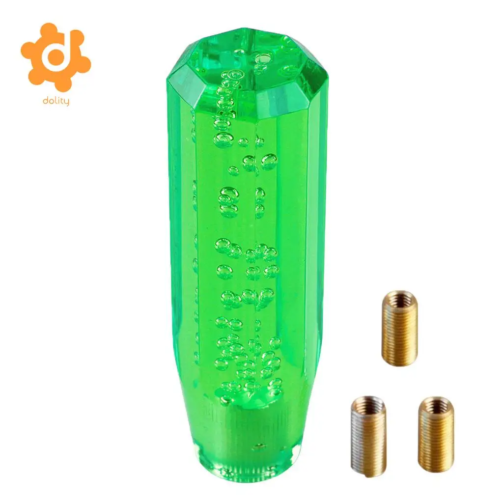 dolity Transparent Gear shift knob Crystal Bubble Shift Knob Manual Fitment 