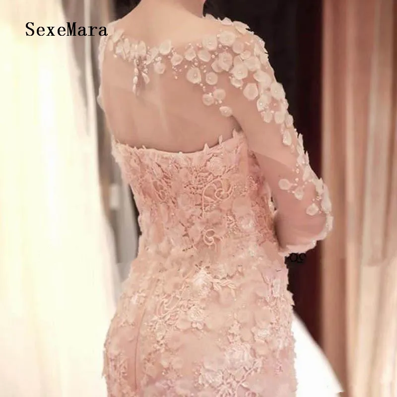 elegant-blush-champagne-mermaid-wedding-dresses (4)