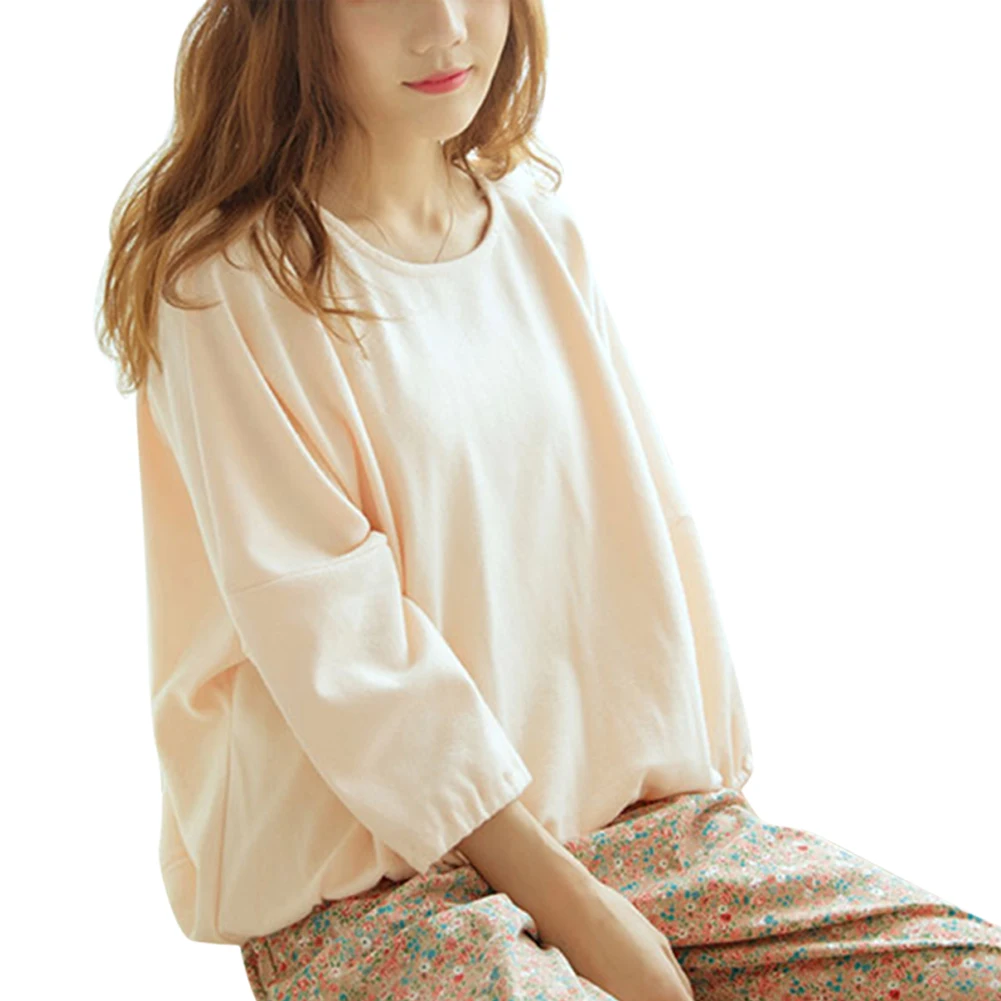В Корейском стиле с цветочным принтом, шелковая пижама с длинными рукавами, комплект для женщин на осень и зиму, милая одежда для сна, домашняя одежда