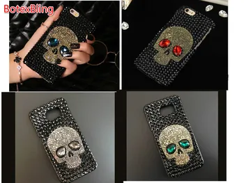 

luxury glitter large stone skull PC case for samusng galaxy NOTE10 pro S8 S9 S10 plus note8 note9 S7 A40 A50 A70 A9 2019 M20 M30