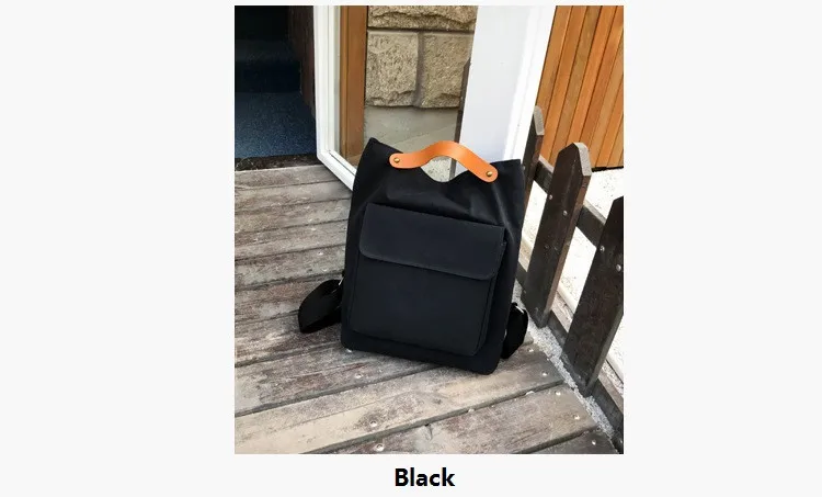 MJ Cotton Backpack Women Versatile School Bag Large Casual Travel Bag for Teenage Girls (15)