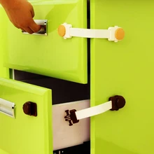3 шт. замок шкафа холодильника Bloque Porte Enfant Детская безопасность замок на шкафчик защита от защемления защита рук