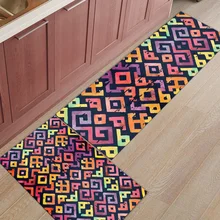 Этнический цветок цветочные аксессуары для ванной комнаты Набор грязи мусор Траппер сапог скребок для обуви Нескользящая подложка область бегунов