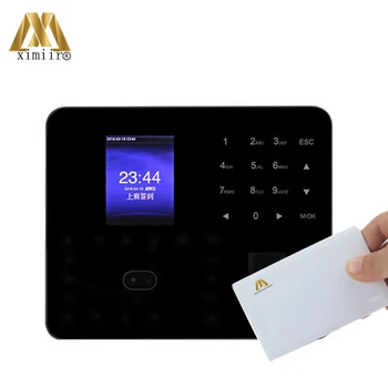 

P2P Cloud Service ZK PF1000 Card Time Attendance With 13.56MHz IC Card Biometric Face Time Attendance Fingerprint Access Control