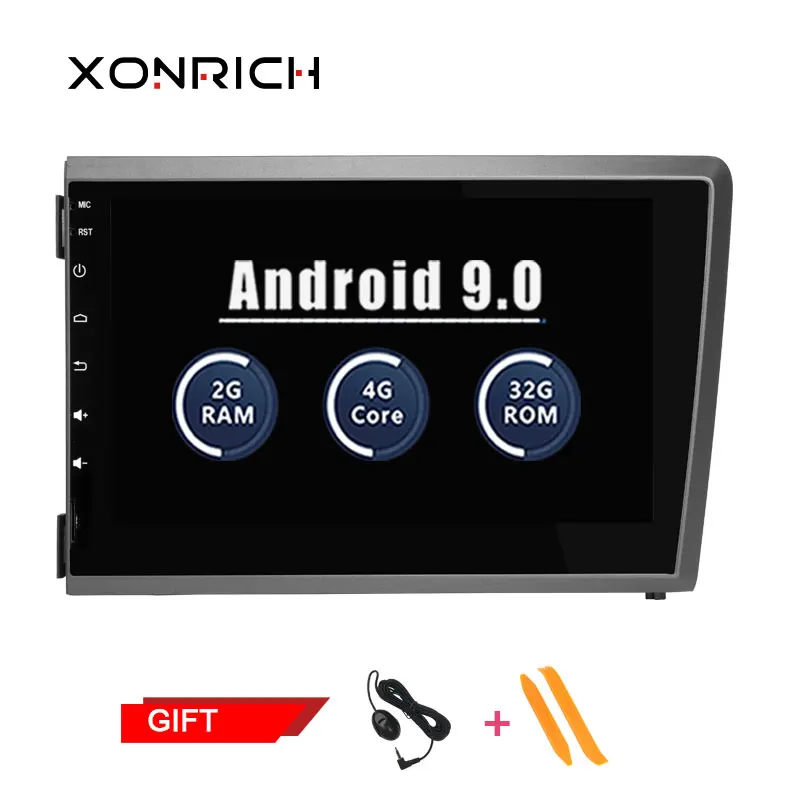 Discount AutoRadio 2 Din Android 9.0 Car Multimedia Player stereo GPS navigation for VOLVO S60 V70 XC70 2000-2004 head unit WIFI DSP DAB 0