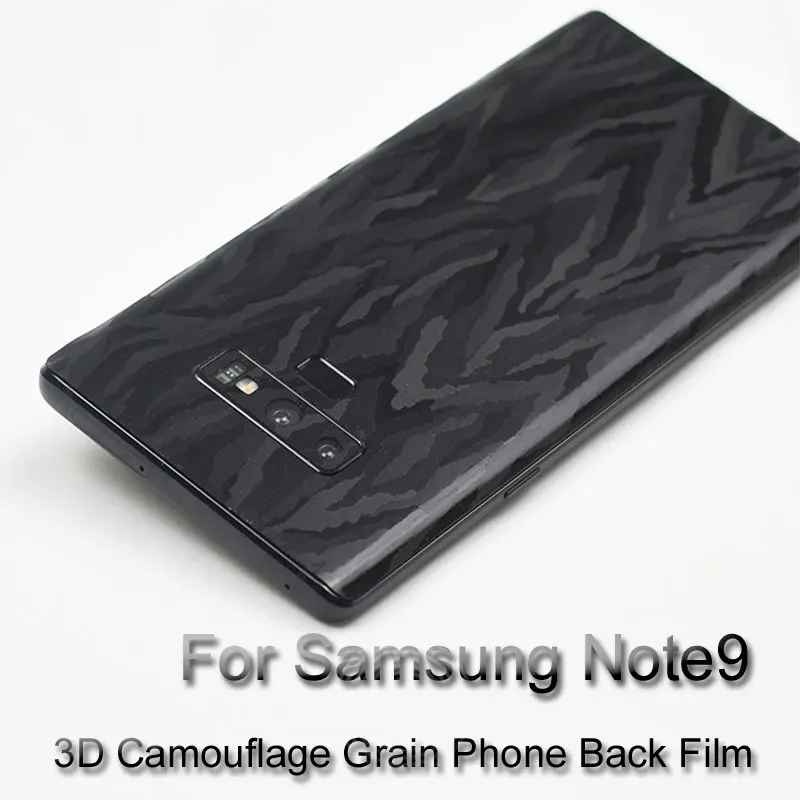 

For Samsung S7edge S8 S9 S10 plus S10E NOTE5 7 8 9 Camouflage Grain Back Film Protective Phone Cover Sticker