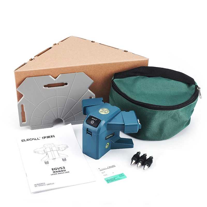 

3 lines laser level meter red light 90 degree right-angle ground meter floor levelling tiles laying