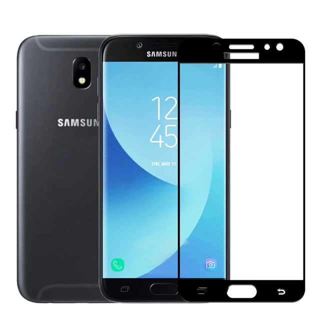 Полное покрытие из клея, закаленное стекло для samsung Galaxy J5, Защитная пленка для экрана для J5 Pro J530 J530F glass