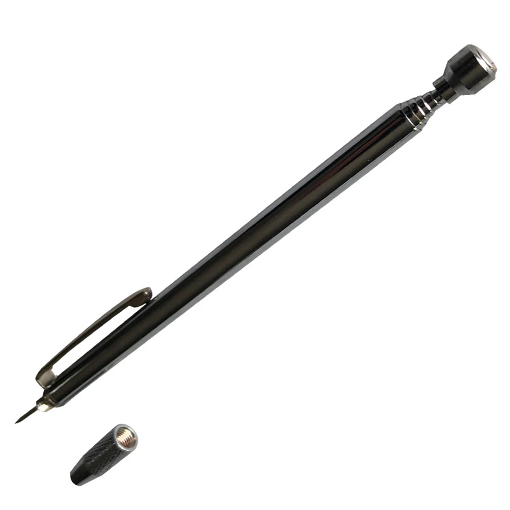 Stainless Steel Pickup Tool Telescopic Pickup Retractable Magnetic Tip With Scribing Needle New