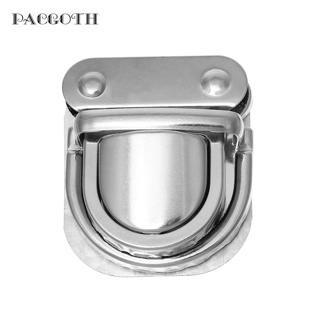 

PACGOTH Iron Based Alloy Purse Handbag Lock Clasps Closure Silver Tone 4.6x3.8cm 4.3x3.8cm 4.1x3.7cm, 5 Sets(3 PCs/Set)