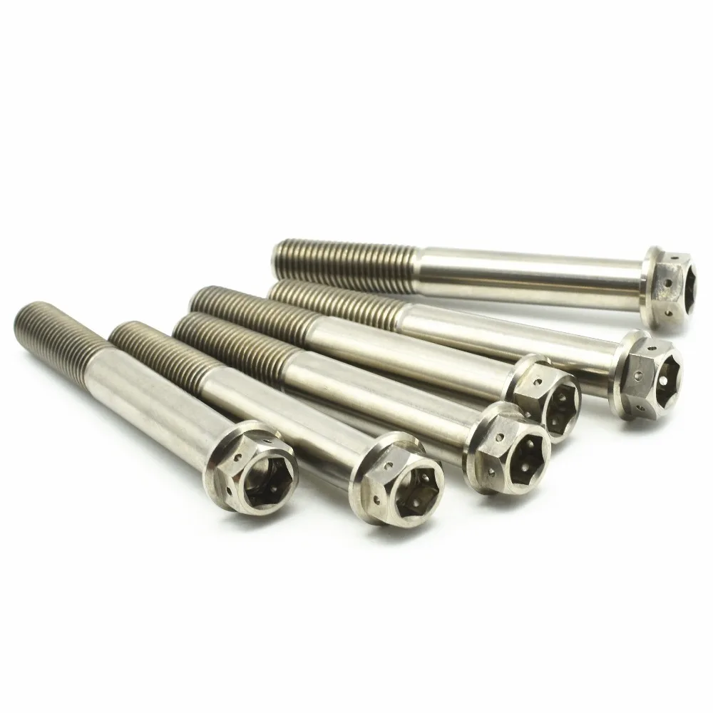 Titanium bolts  M10X75mm Allen hea head motocycle DIY Titanium color  (2)