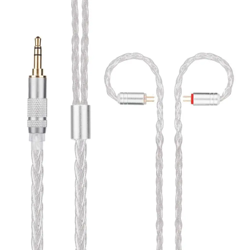 

Hot Sale MMCX/2PIN 2.5/3.5/4.4mm Earphone Cable for KZ HQ6 HQ8 QT2 KZ ZS10 ES4 AS10 BA10