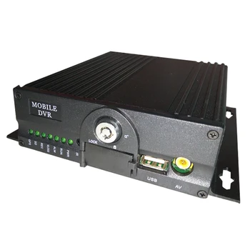 

4 video recorder muck car vehicle equipment MDVR direct sales 3G network video vehicle monitoring host GPS positioning