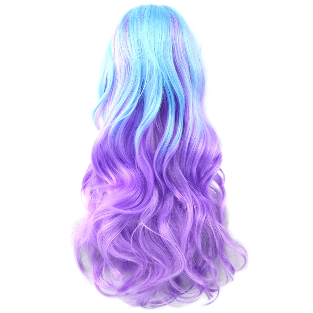 Soowee 13 цветов волнистый женский парик из высокотемпературного волокна - Фото №1