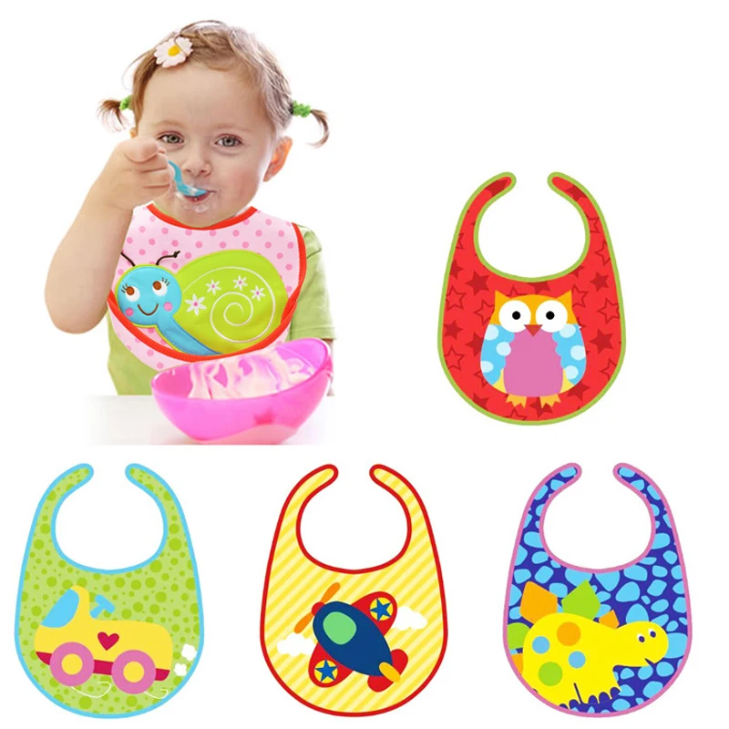 Multifunction Baby Bibs Practical Cartoon Animal Cute Bibs For Baby Waterproof High Quality Burp Cloths Baby Clothing