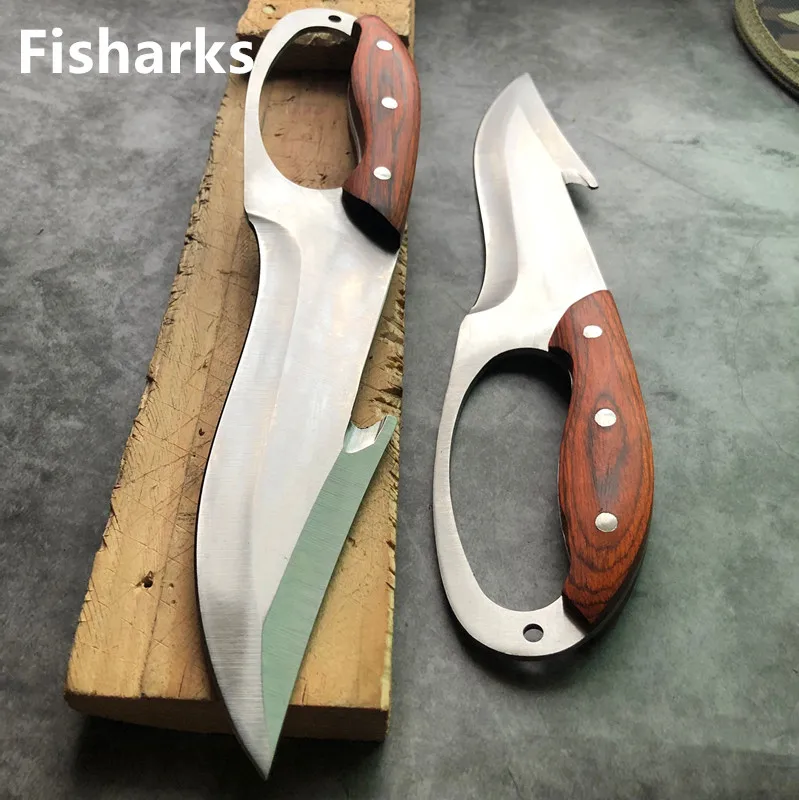 

Outdoor Safety Design Military Combat Knife Camping Fixed Blade FullTang Survival Knive Tool Saber Tactical Hunting Rambo Knives