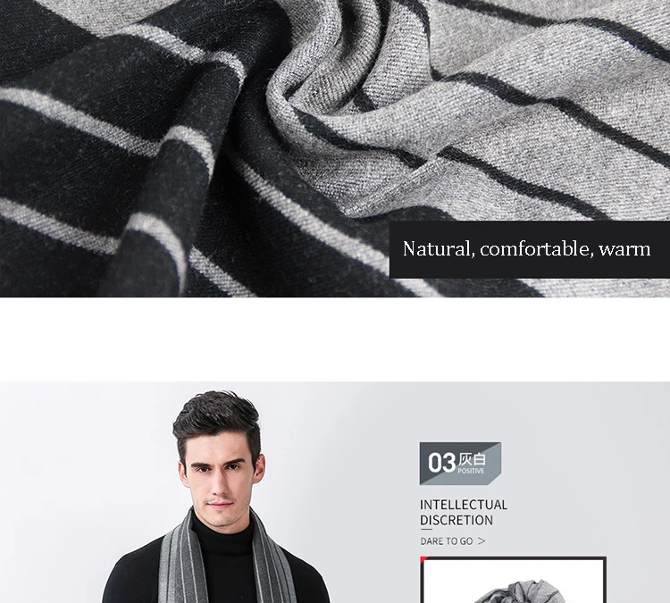 2018 модный бренд дизайн для мужчин зимний шарф теплый хиджаб мужской средства ухода за кожей шеи шарфы для женщин Полосатый человек Бизнес