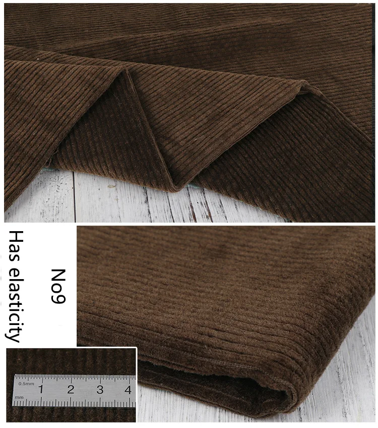 Meetee 50/100 см высокого класса вышитые ткани вельвет изготовлено из эластичной ткани вельвет костюм DIY куртка Костюмы швейные принадлежности для скрапбукинга - Цвет: No9Camel