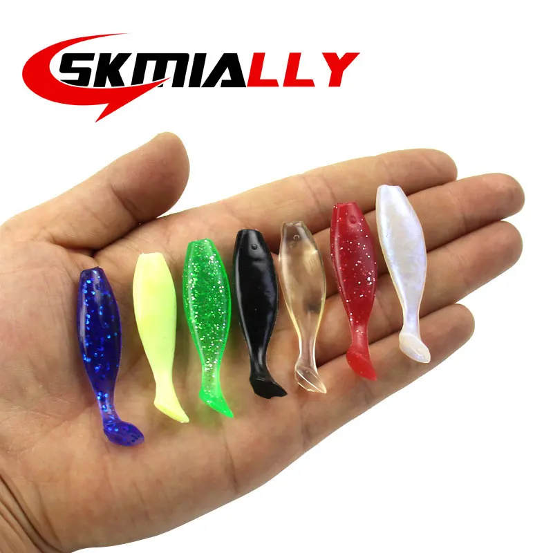 

10pcs Wobbler Jigging Fishing Lure Soft Worm Shrimp 5cm 1.94g Jerkbait Fish Ocean Rock smell Artificial Fake Bait MR07