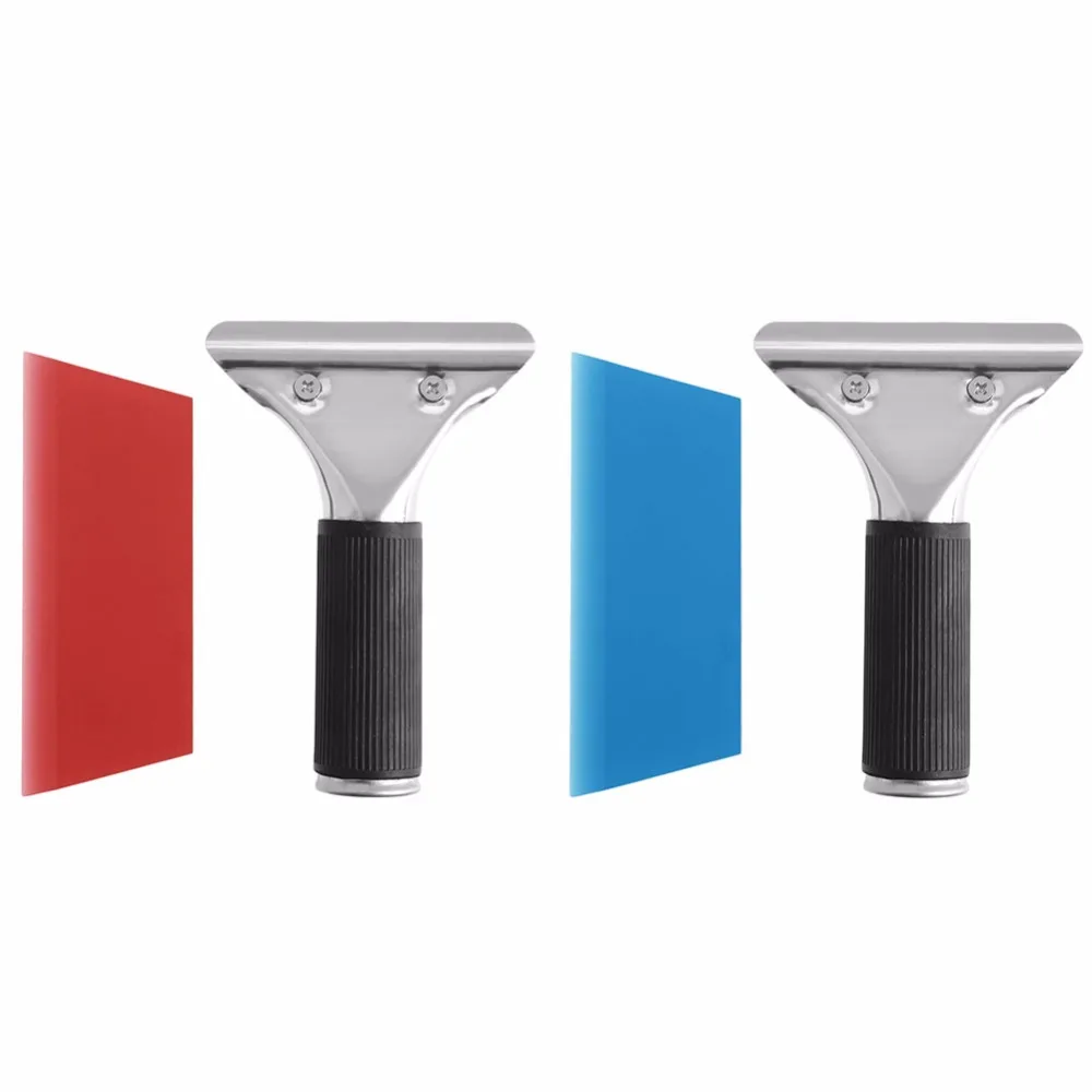 

New Car Auto Window Film Tinting Squeegee Razor Blade Scraper Tool With Handle
