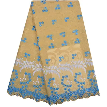 

New Swiss Lace Fabric 2018 Swiss Voile Lace In Switzerland High Quality African Dry Cotton Voile Lace Fabric For Wedding 1189