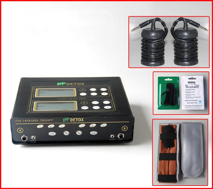 Voet detox spaBath FDA Certificaat Dual Ion Ionische Cleanse Spa Machine met Infrarood Riem voor Twee Persoon Detox voet m