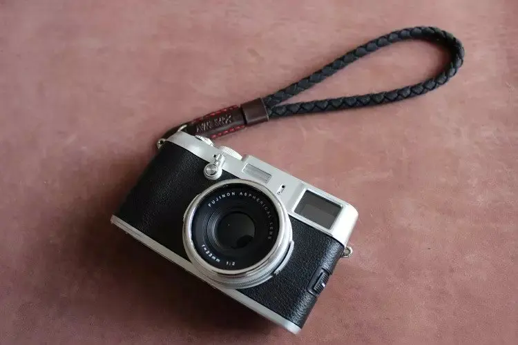 Круговое отверстие хлопок 24 см качество камеры ручной ремешок черный для Leica M8 M9 Fujifilm X20 X100s X-E1