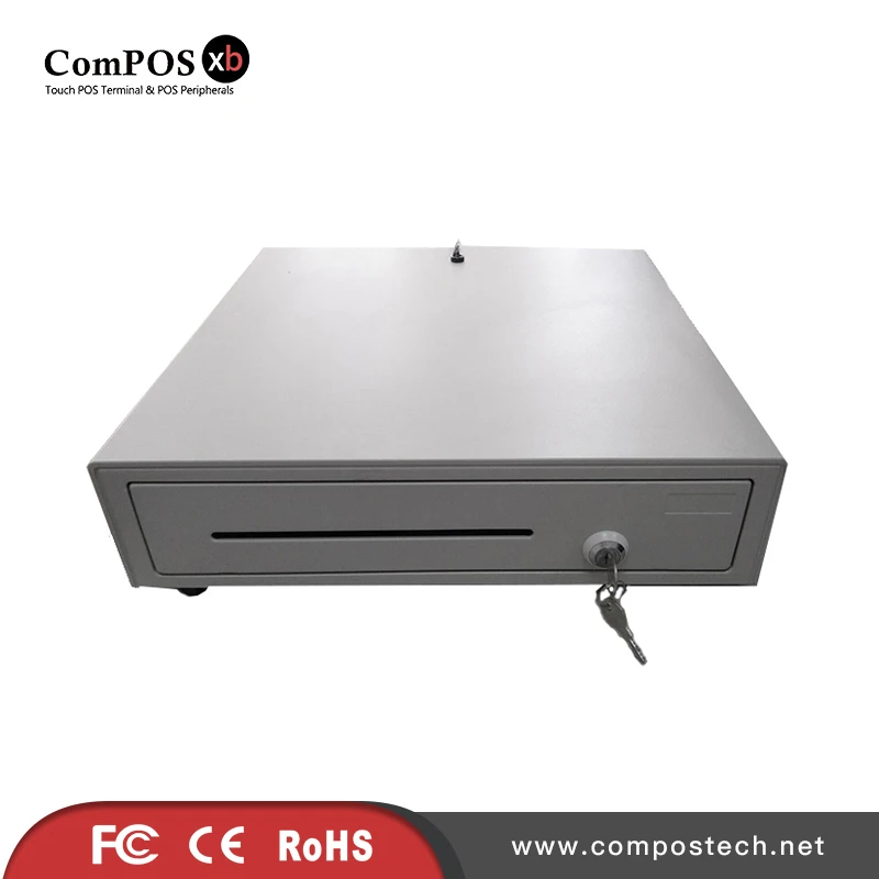 China Cash Drawer POS Cash Drawer Five Grids Three Section of The Box with RJ11 Interface