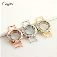10pcs-lot-Newest-Alloy-30mm-Round-Silver-Crystal-Glass-Locket-Pendant-for-Women-Men-Floating-Locket