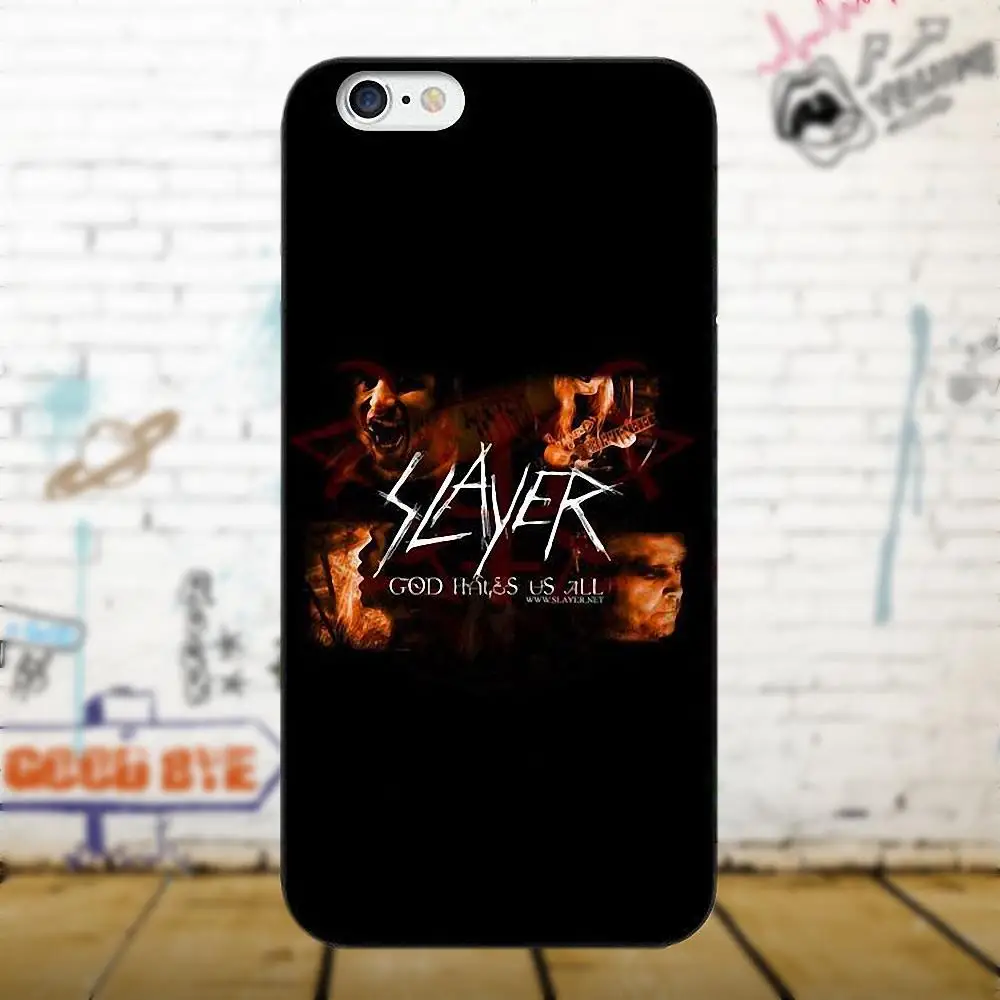 Истребительница Heavy Metal Rock Band удивительно для Apple iPhone X 4 4S 5 5C 5S SE 6 6S 7 8 плюс для LG G3 G4 G5 G6 K4 K7 K8 K10 V10 V20 - Цвет: as picture