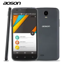 Original Cheap-Sale Android 3G Unlocked Smart Phone Aoson G506 MTK6572 Dual Core Cam 5MP Dual Sim 5 Inch Mobile Phone White/Grey