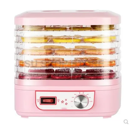 food Dryer with 5 trays Food Dehydrator Fruit Vegetable Herb Meat Drying Machine Pet Snacks 220V EU US UK AS