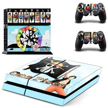 

Japan Anime One Piece PS4 Skin Sticker Decal for Sony PlayStation 4 Console and 2 Controller Skin PS4 Sticker Vinyl Accessory
