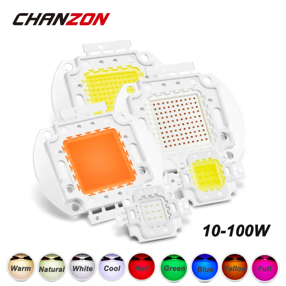 10W 20W 30W 50W 100W led chip