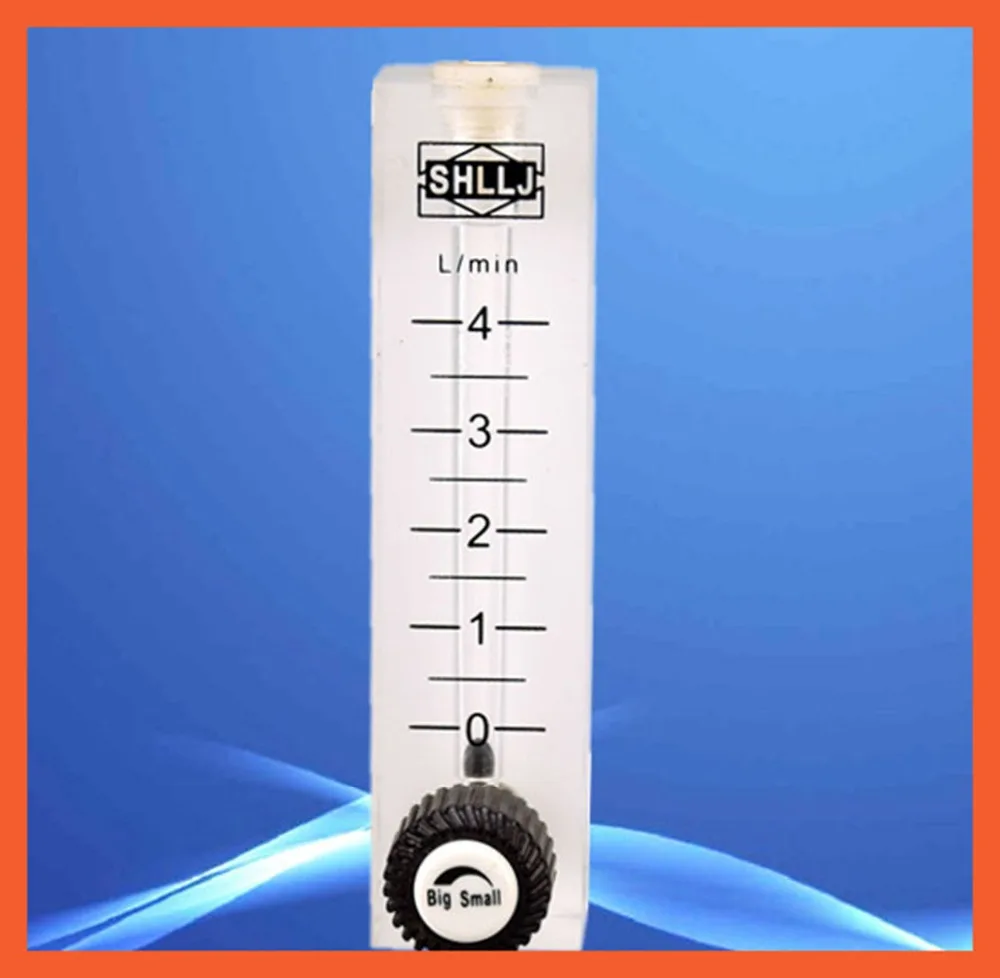 

LZQ-6( 0-4)LPM air flow meter ( LZQ gas flow meter)with control valve for Oxygen conectrator ,it can adjust flow LZQ6 Flowmeters