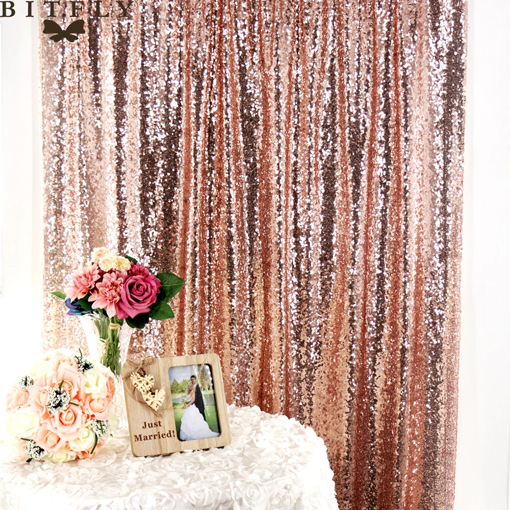 8ftx8ft Shimmer Fabric Backdrop Photography Sequin Backdrop Curtain