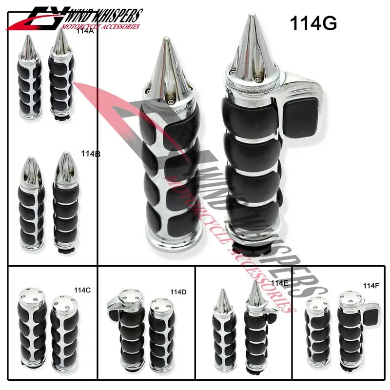 Модифицированные ручки для Harley sportster XL 883 1200 Dyna Fat boy Magna Steed VTX1300 1800 VT400 750 Shadow 1 дюйм 25