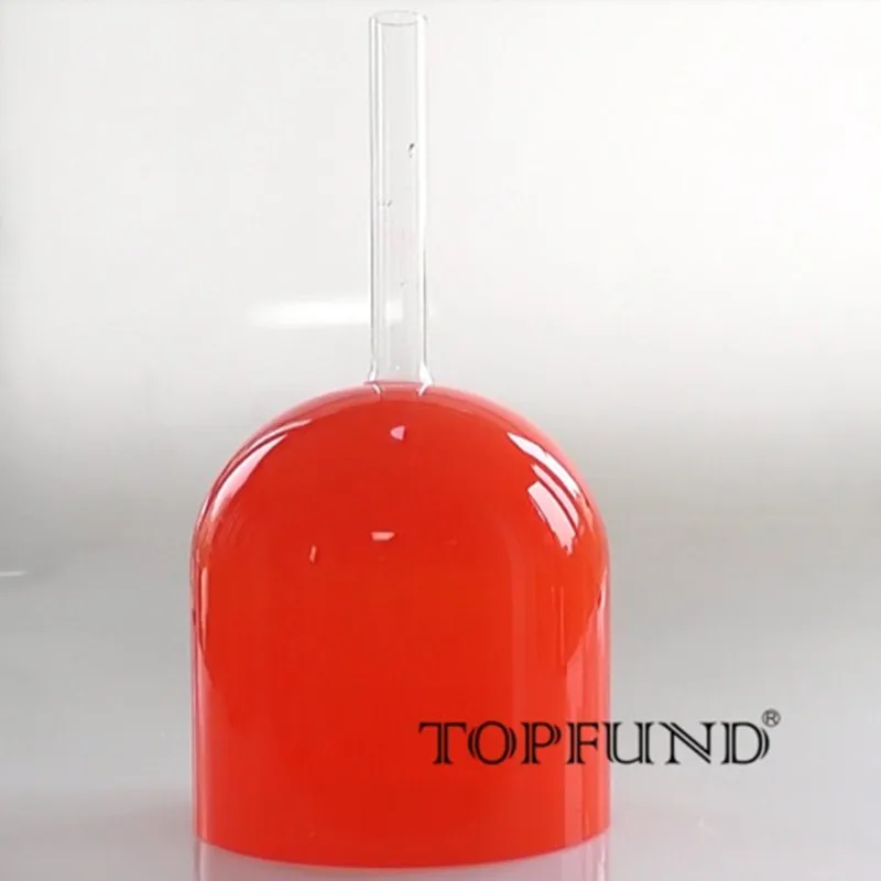 TOPFUND D Note Sacral Chakra Hollow Handle Clear Orange Color Crystal Singing Bowl 7&quot | Спорт и развлечения